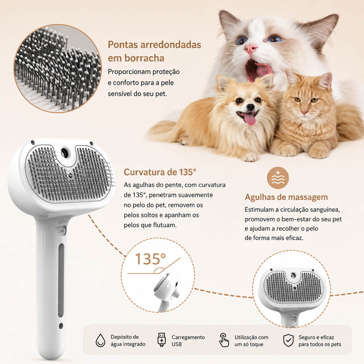 Escova Grooming Herdeon™