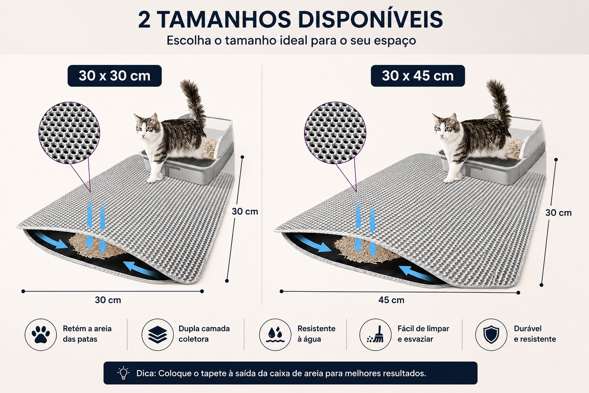 Tapete Higiénico para Gatos Herdeon™