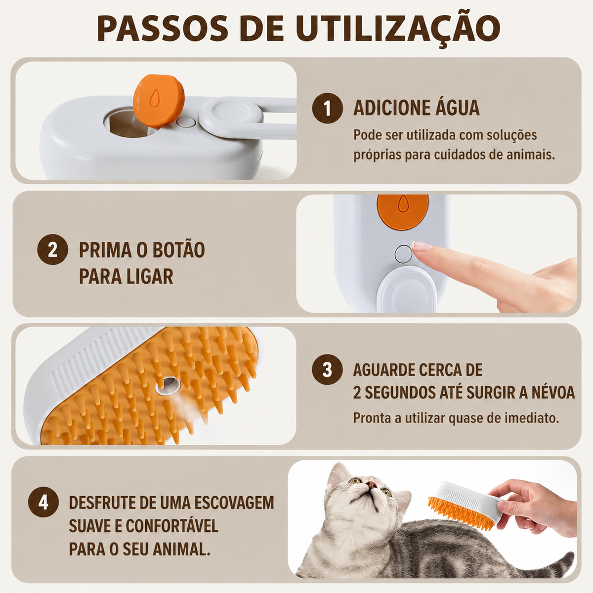 Escova a Vapor Herdeon™