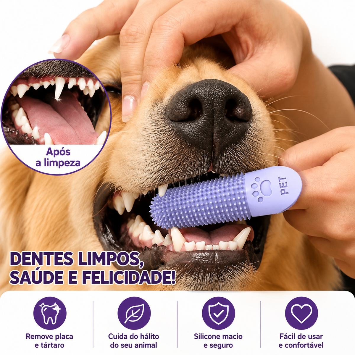 Escova Dental de Dedo Herdeon™